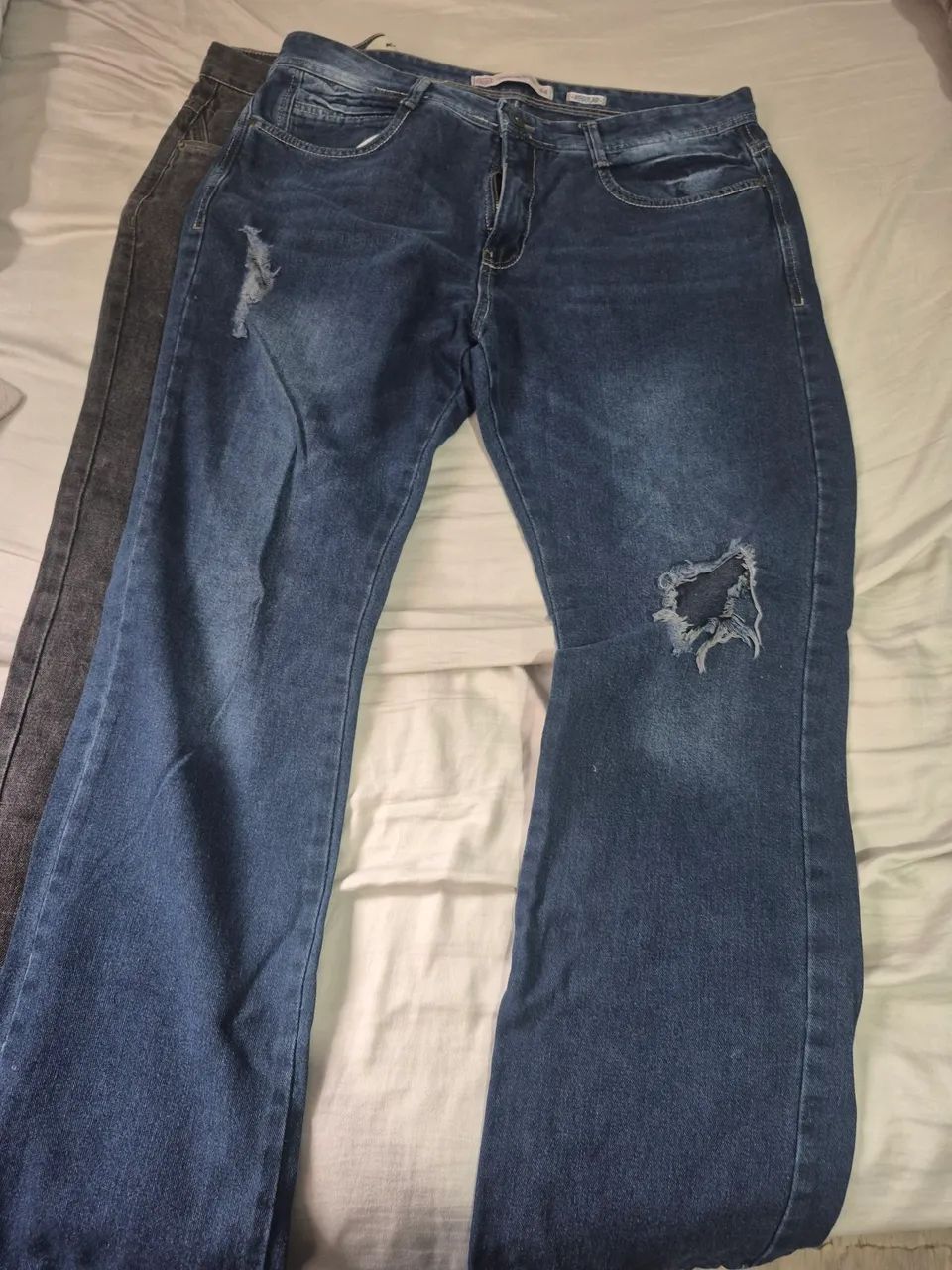 Kit 2 calças e 4 bermudas jeans  - Foto 4