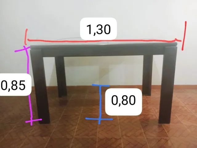 Mesa Madeira Maciça com 4 Cadeiras493645455563182085