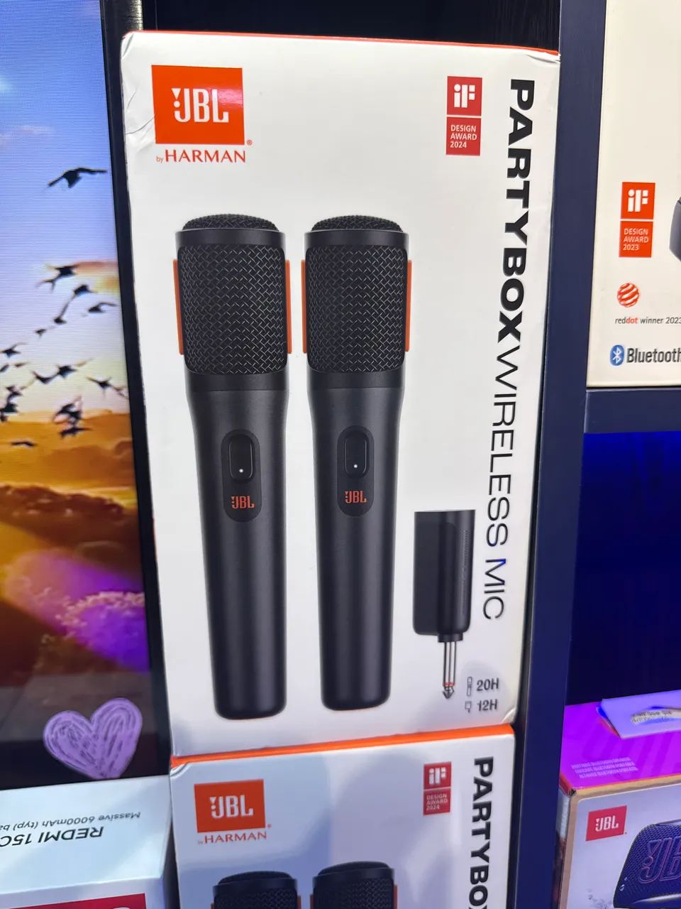 Microfone JBL Partybox kit 2 unidades novo, original lacrado com garantia 