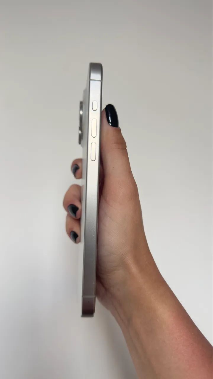 iphone 15 pro max 256GB Branco - Excelente estado  - Foto 4
