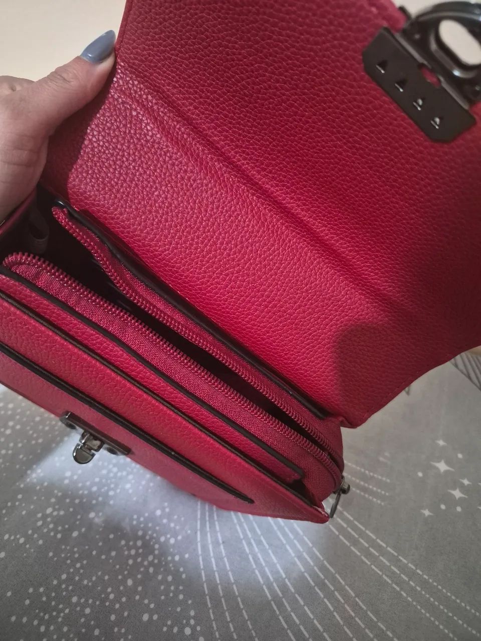 Bolsa vermelha  - Foto 4
