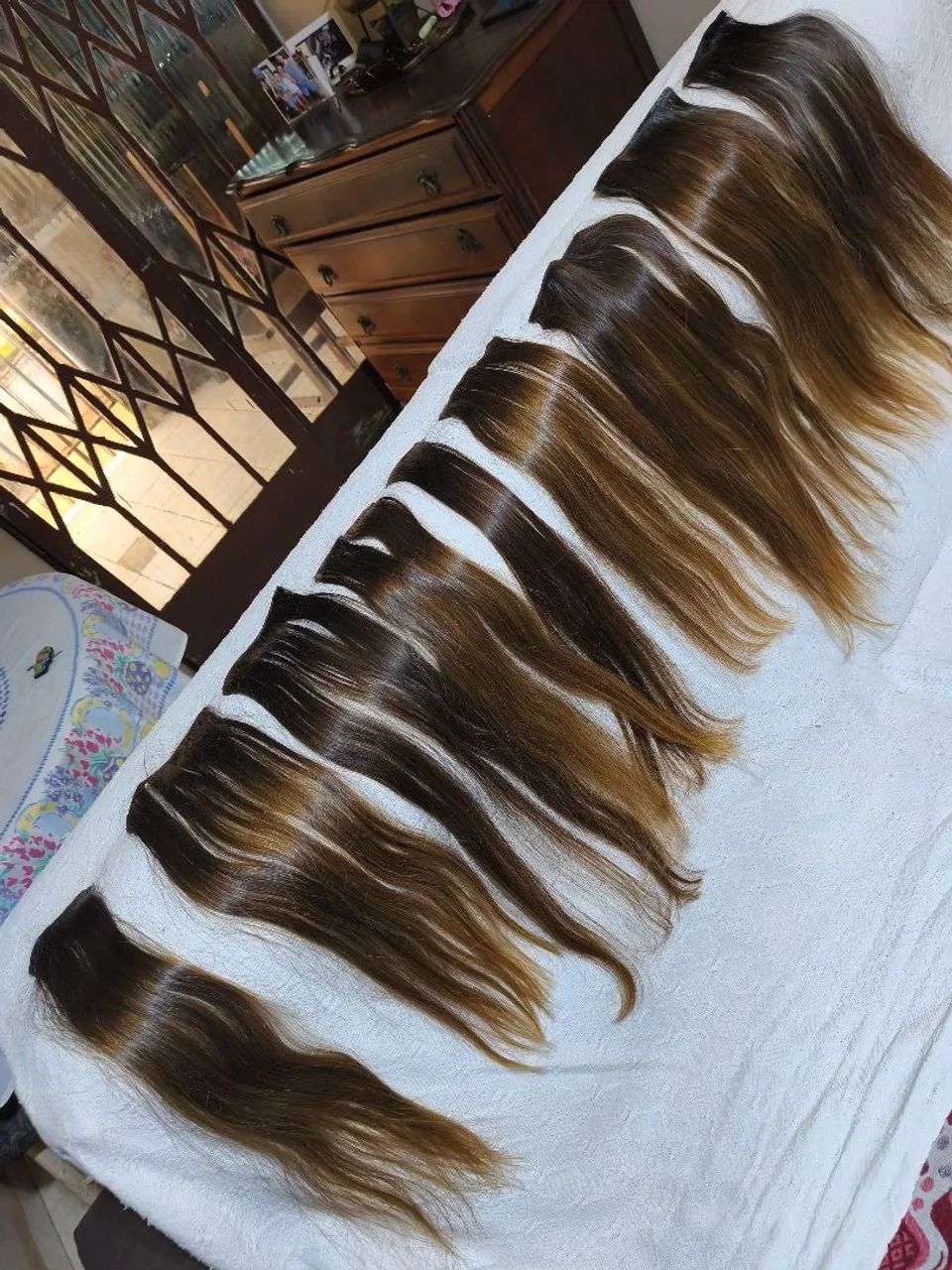Cabelo humano 65cm Mega hair 