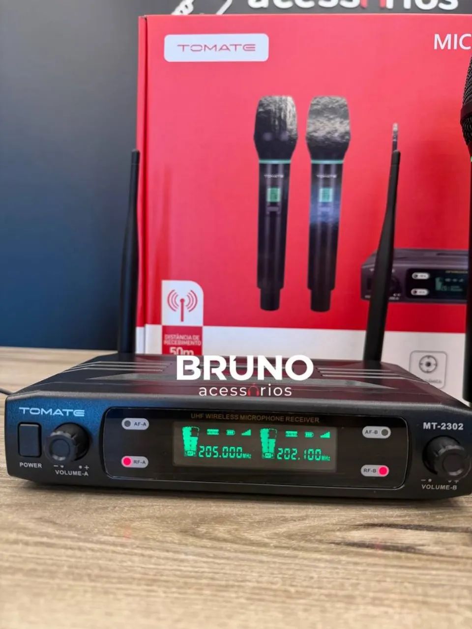 Kit de Microfone sem Fio UHF - Foto 3