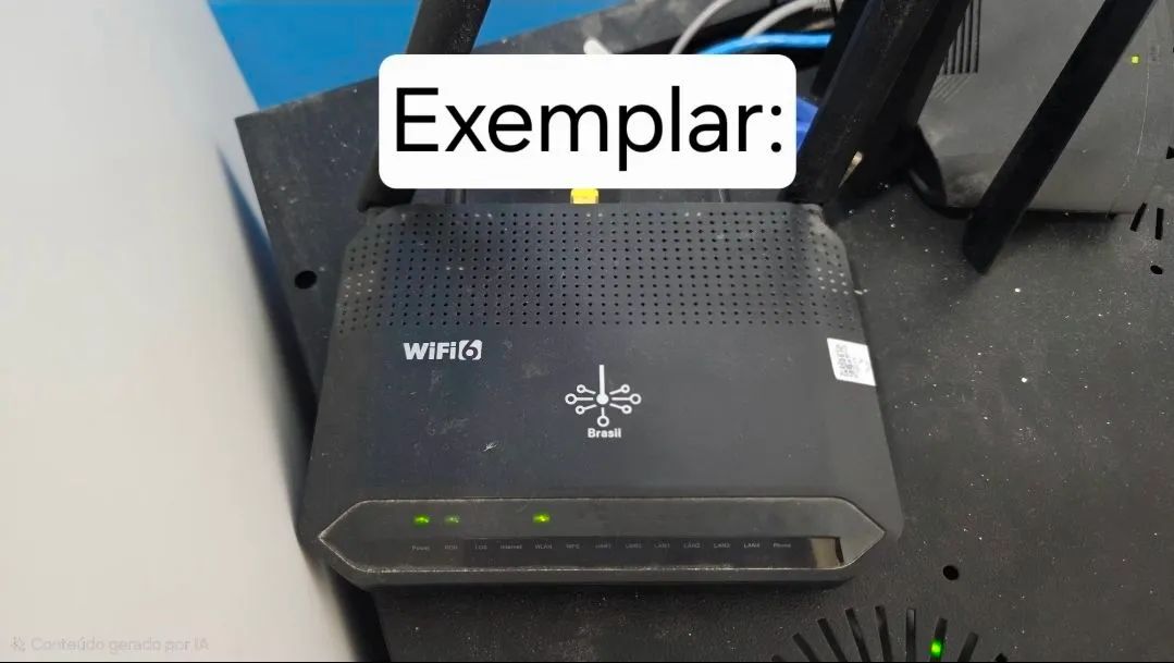 ROTEADOR WIFI-6 NOVO