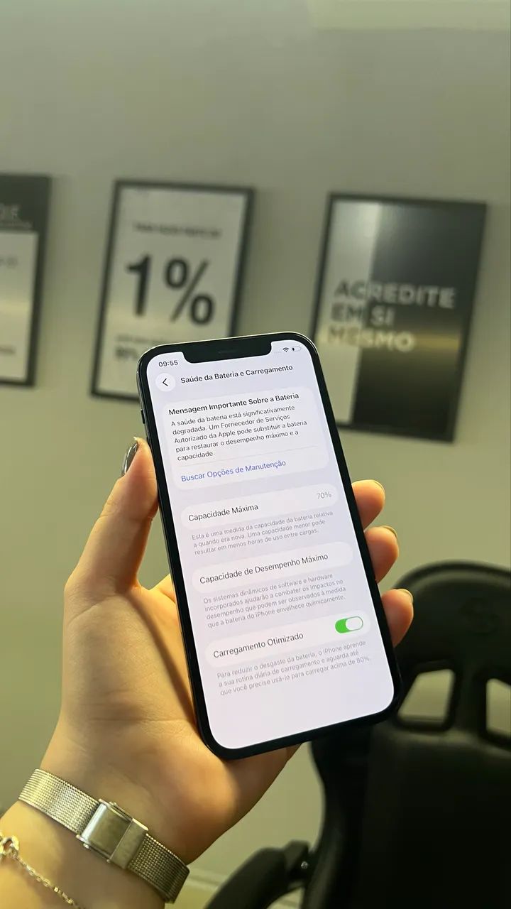 iPhone 12 128GB sem defeitos preto  - Foto 5