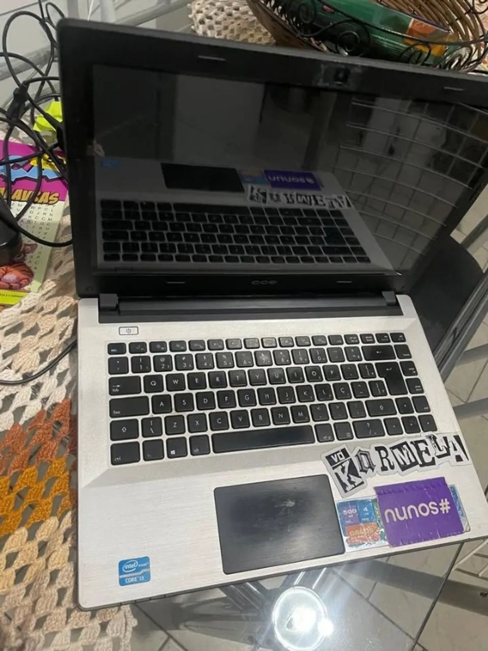 NOTEBOOK CCE ULTRA THIN INTEL CORE I3 3217U 3ª GERAÇÃO 4GB DE RAM COM  SSD 240GB HD 500 GB