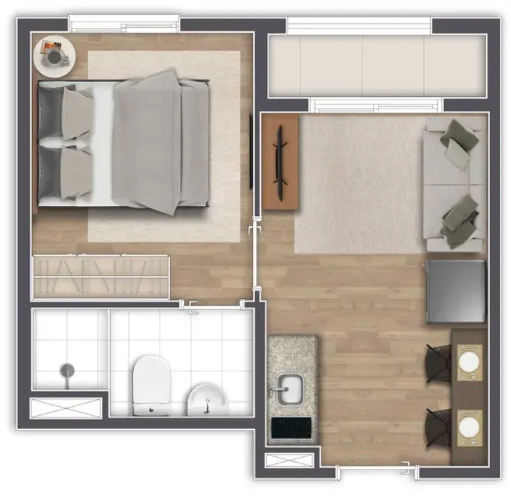 PLANTA 24m²