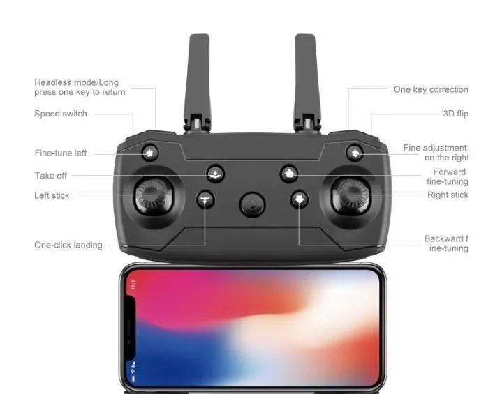 Drone E88 - Foto 3
