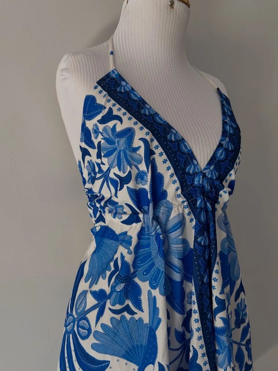 Vestido azul arara tamanho único  - Foto 5