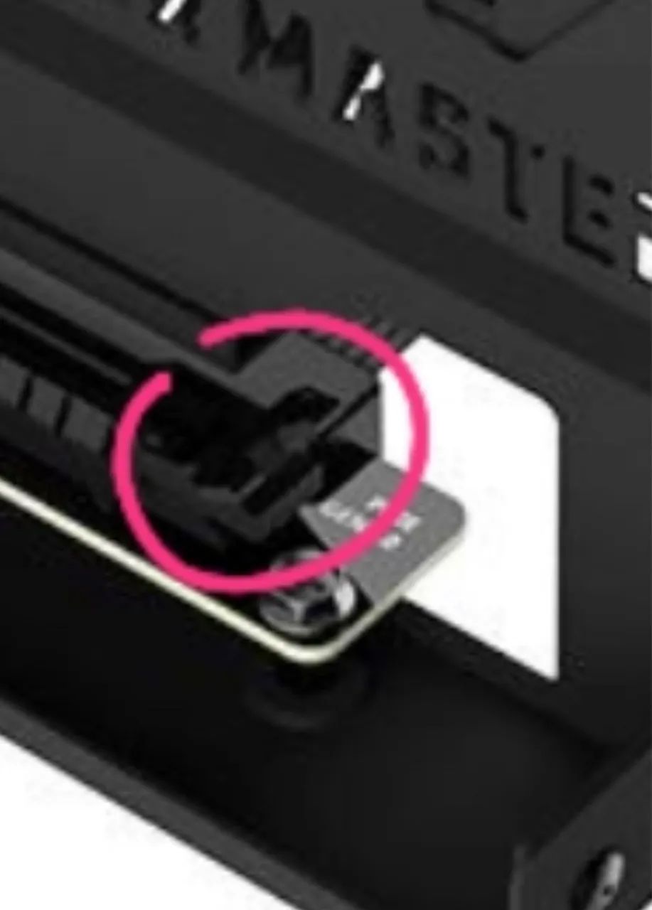 Suporte vertical cooler master v3 preto  - Foto 2