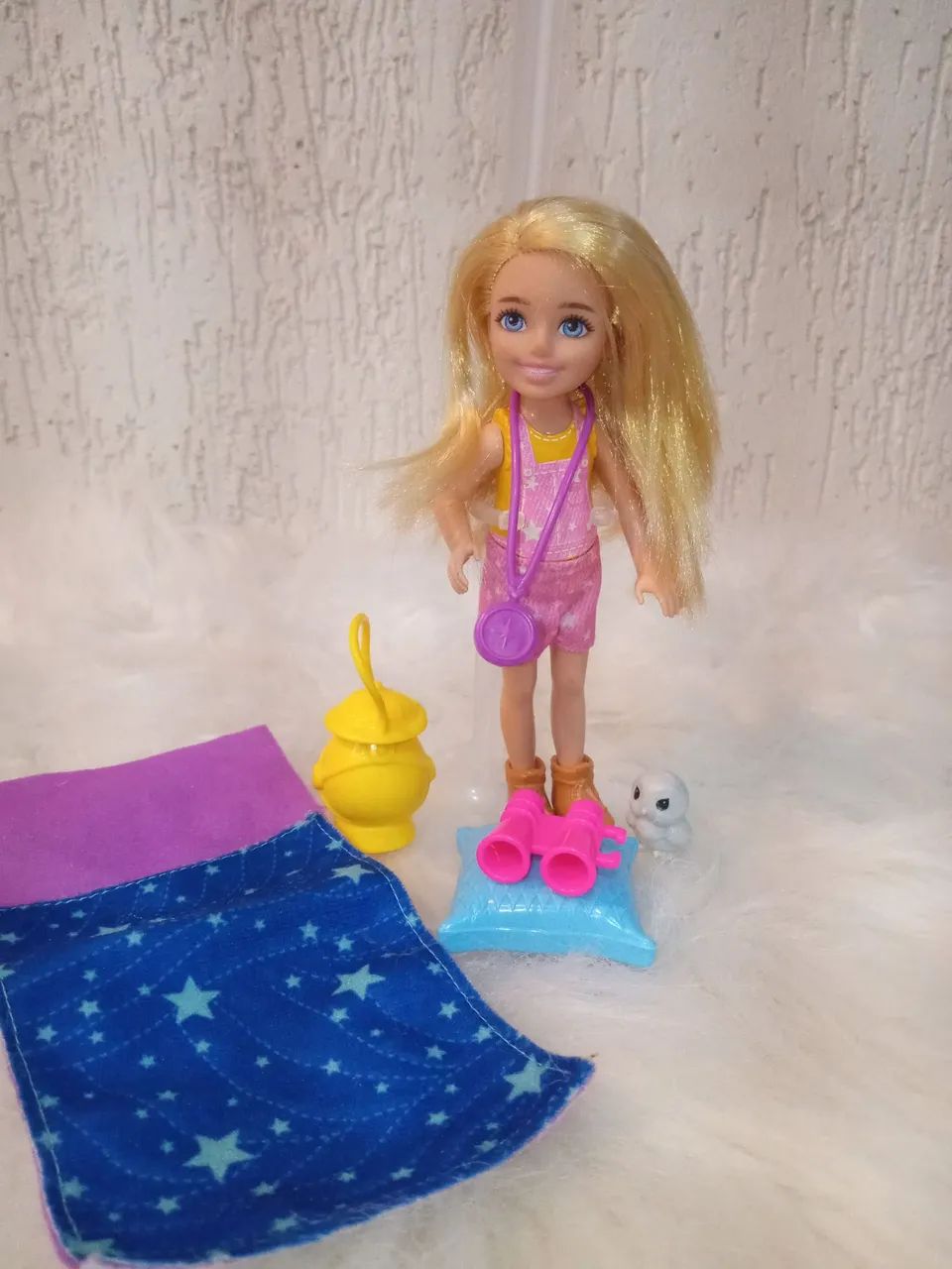 Boneca Barbie, Chelsea acampamento divertido da Mattel. - Foto 4