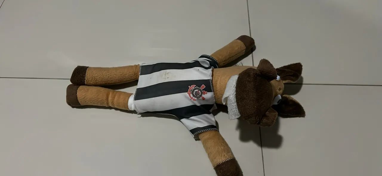 Pelúcia Mascote do Corinthians Original - Ideal para Torcedor / Coleção