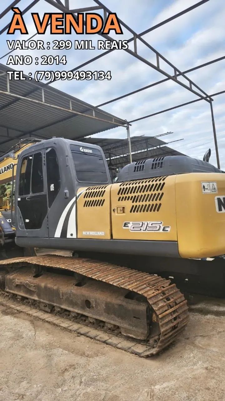 ESCAVADEIRA NEW HOLLAND E215B - Foto 5