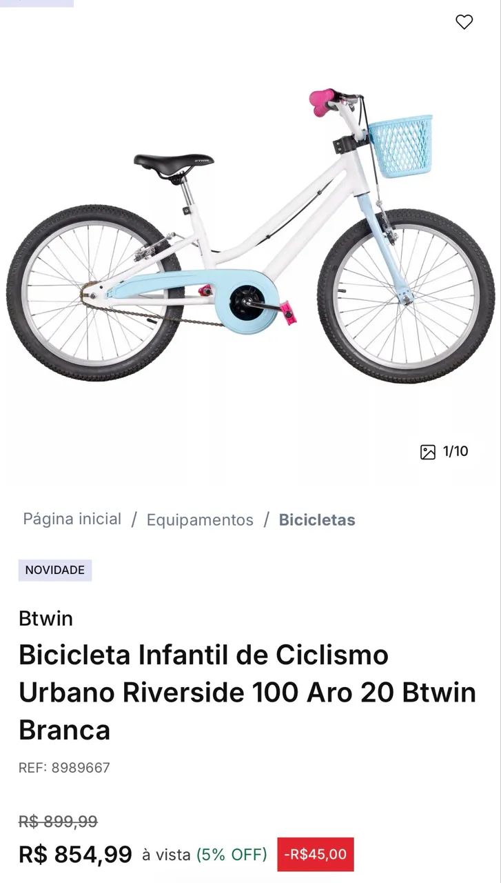 Bicicleta aro 20 Decathlon - Foto 5