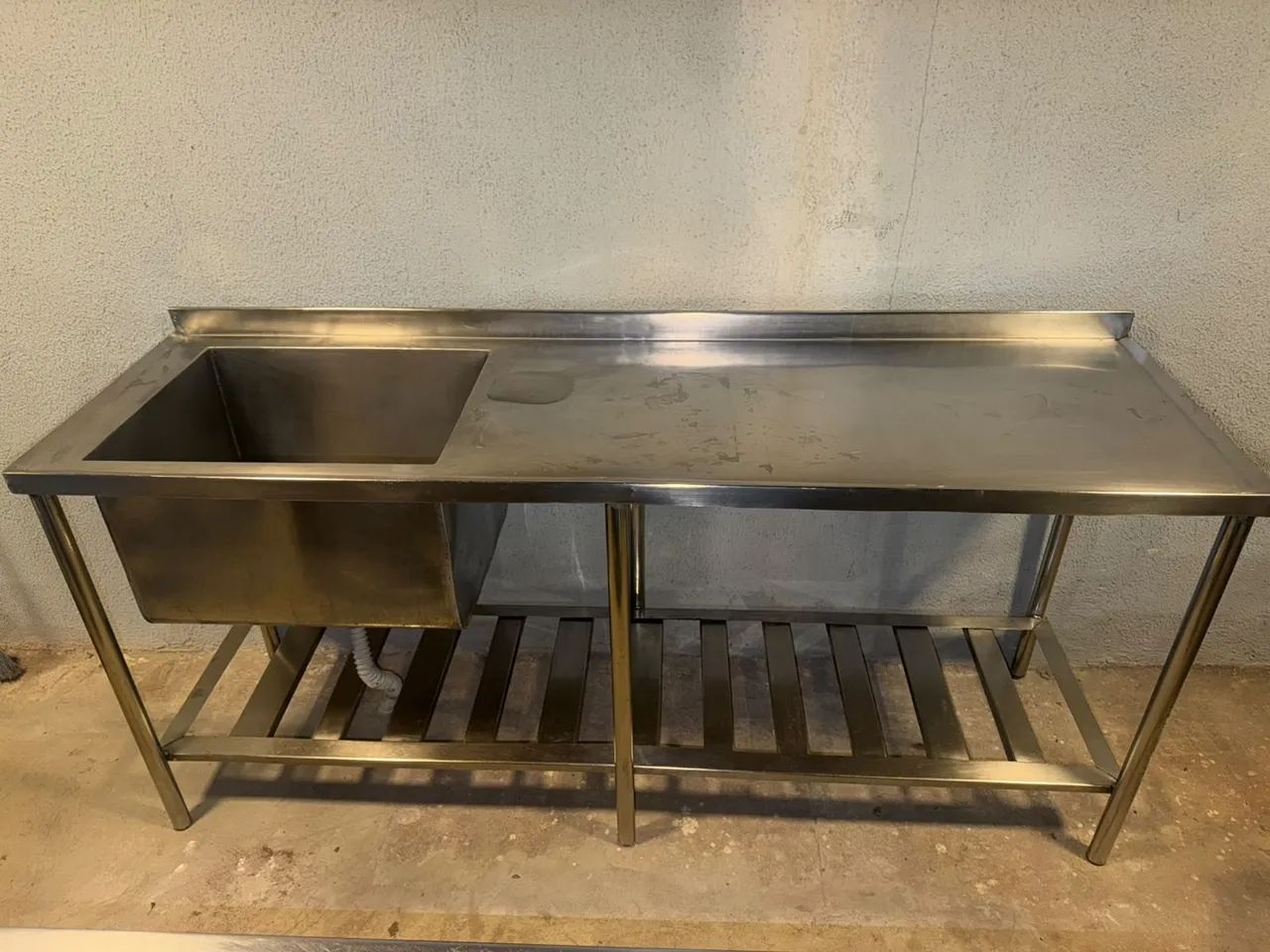 Pia com bancada aço inox  - Foto 2