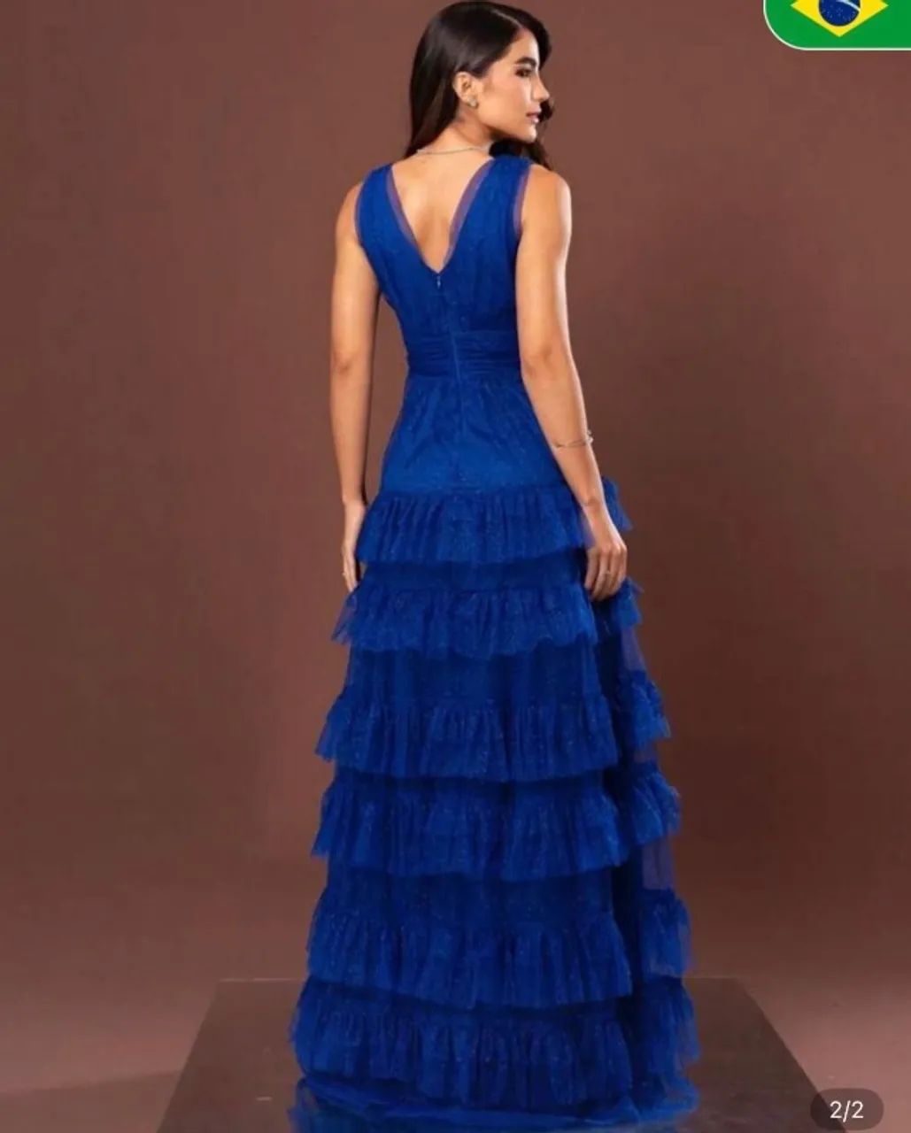 Vestido Festa Azul - Foto 2