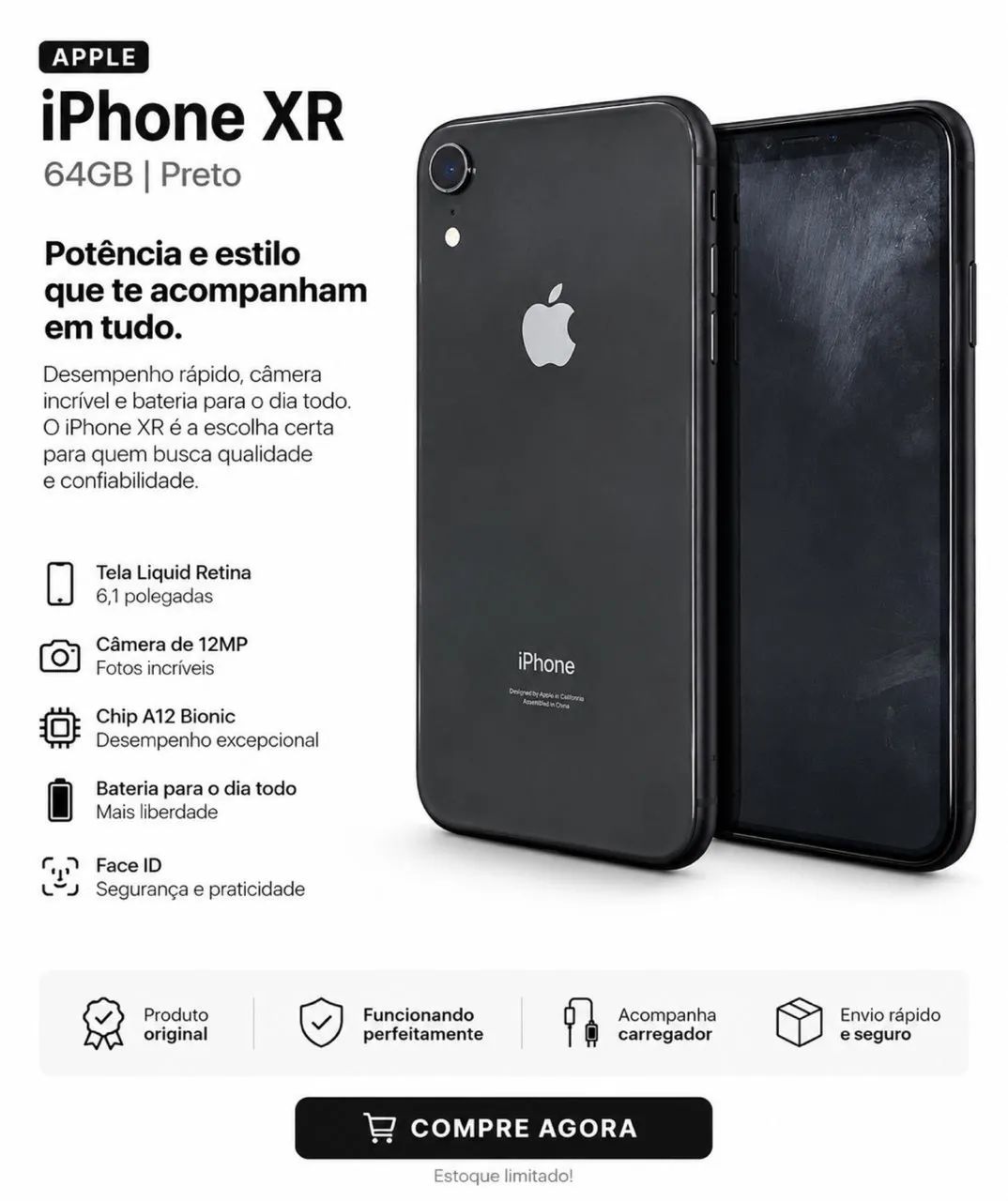 IPHONE XR 64gb 3 RAM - Celulares e Smartphones - Palmas 1503585696