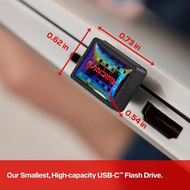 Pendrive Sandisk Extreme FIT USB-C 1TB - Foto 3