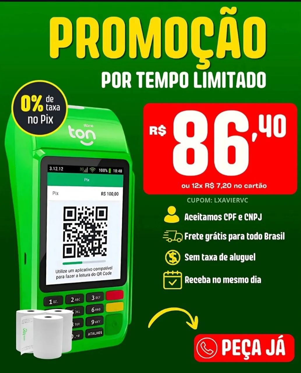 Maquininha de cartão