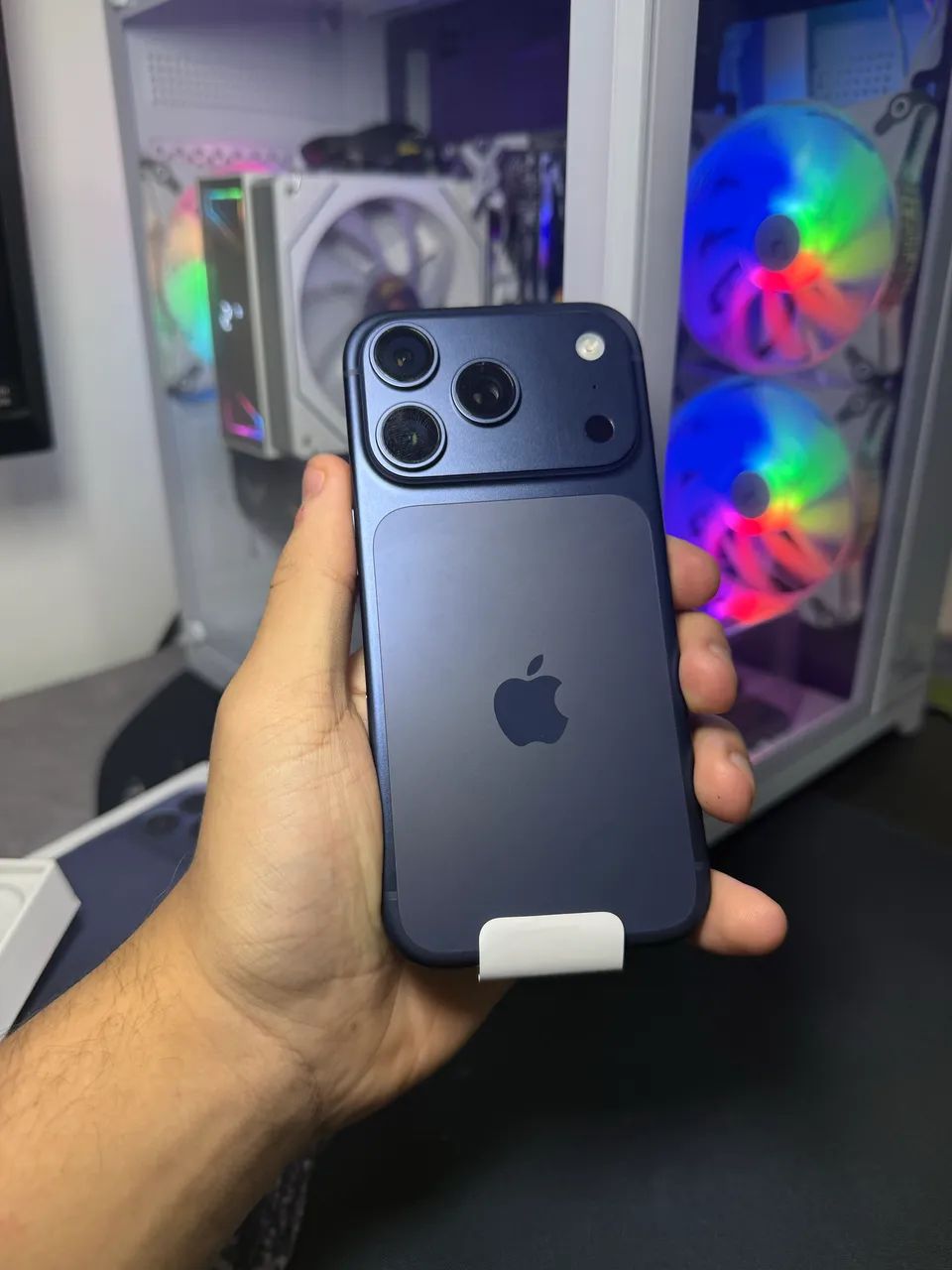 IPhone 17 pro 256 gb Azul Novo na Caixa  - Foto 2