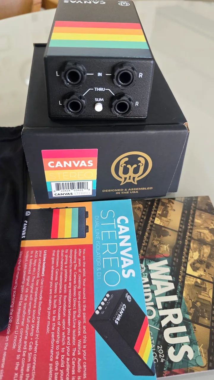 Walrus Canvas Stereo DI LI direct box - Instrumentos musicais