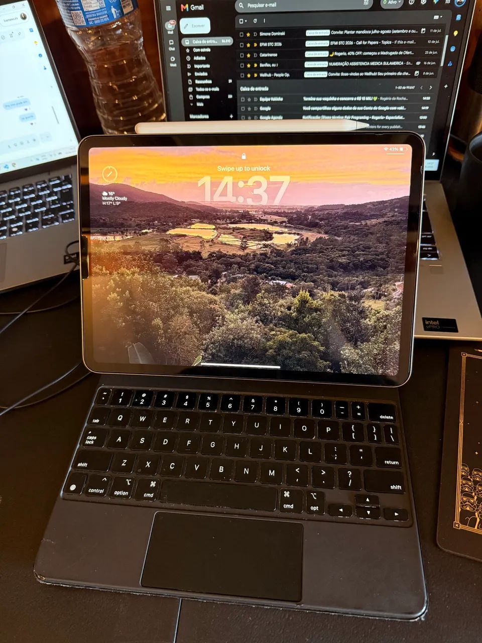 iPad Pro 11 M2 4th Generation com Capa Teclado e caneta Apple originais