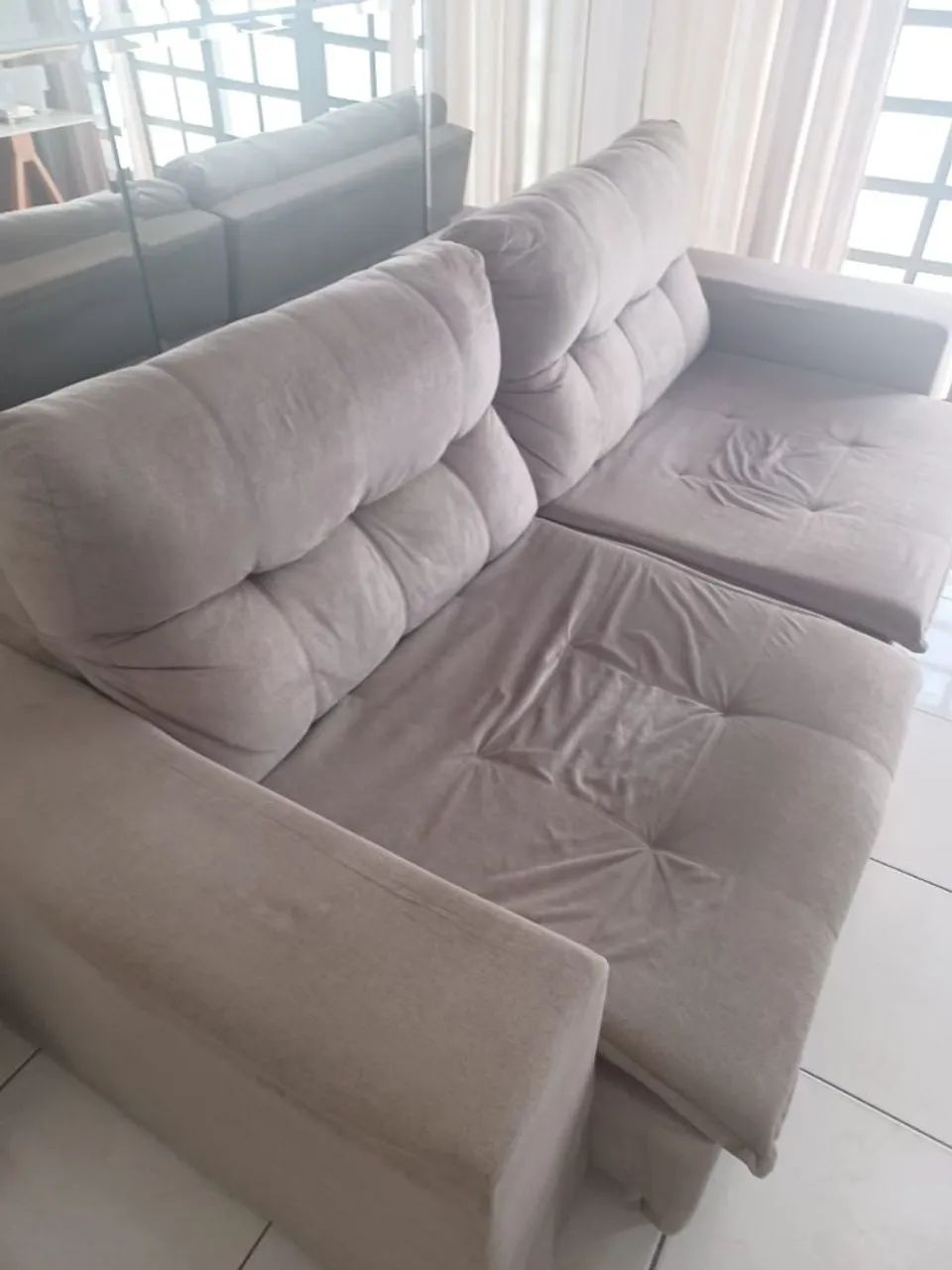3 sofa em bom estado de conservação 900 reais os ?  - Foto 5