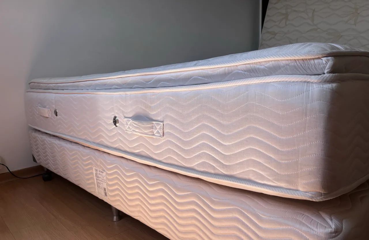 Cama Box Queen Colchão Ortopédico - Foto 5