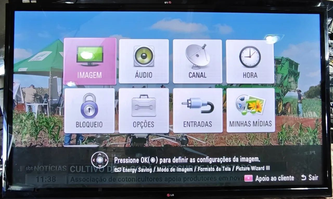 TV LG  50 polegadas funcionando perfeitamente (NÃO É SMART)  parcelo c /taxa - Foto 2