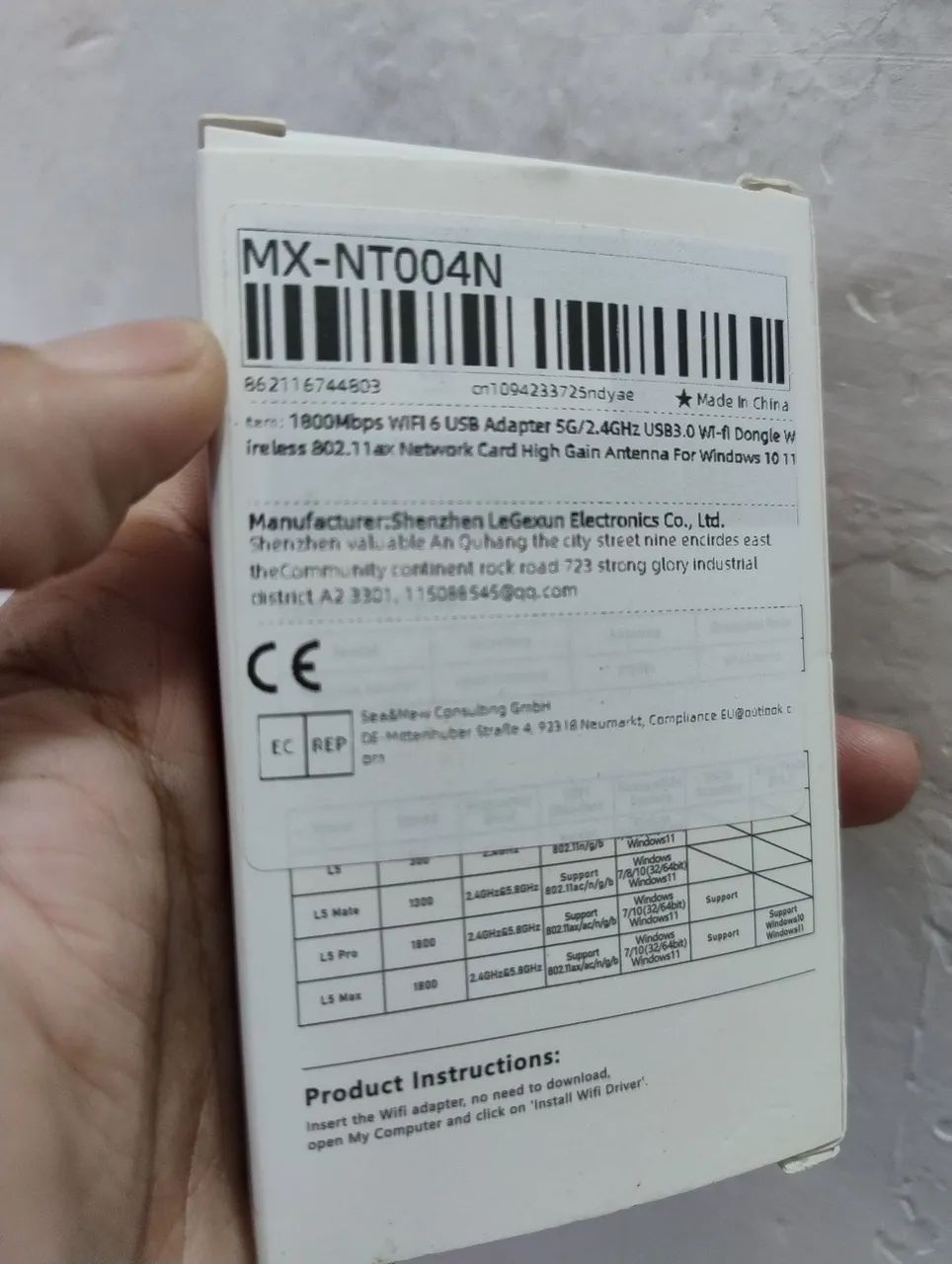 Adaptador USB Wi-Fi dual Band 2.4Ghz/5Ghz - Foto 2