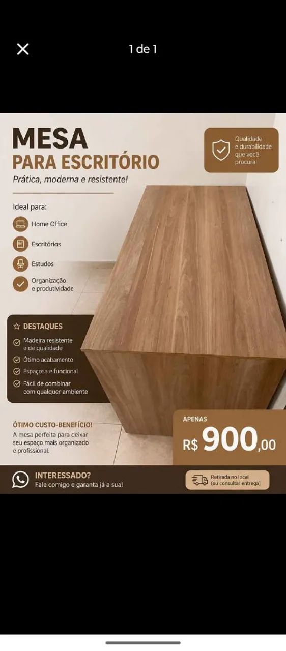 Mesa de escritório 
