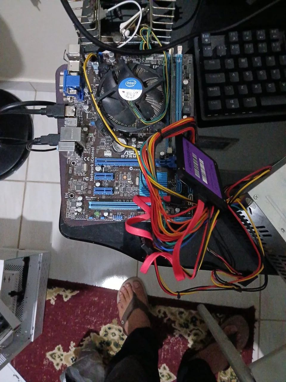 I5-3330 + B75M-A + COOLER - R$ 200