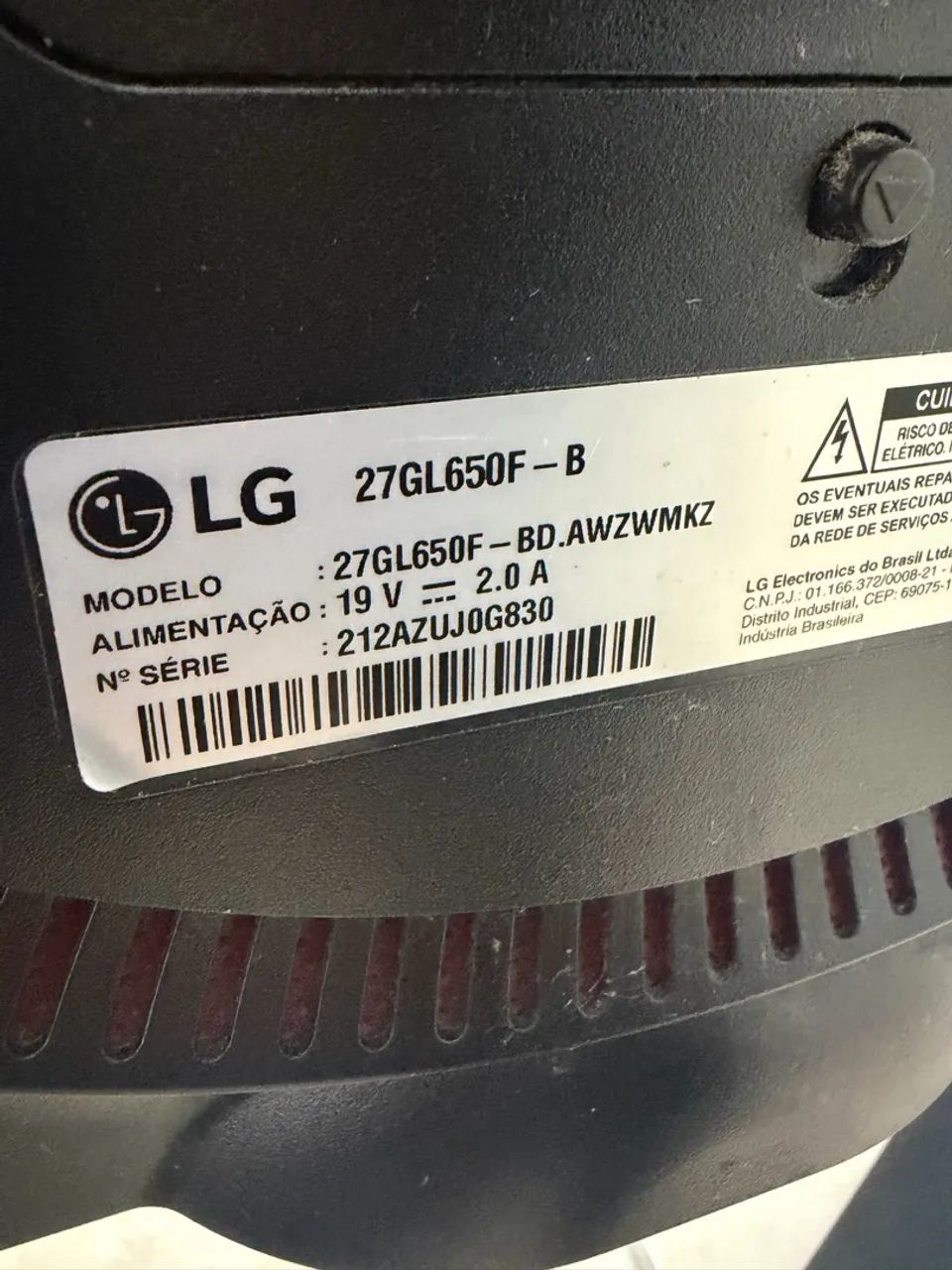 Monitor LG Ultragear Gamer de 27 polegadas - Foto 3