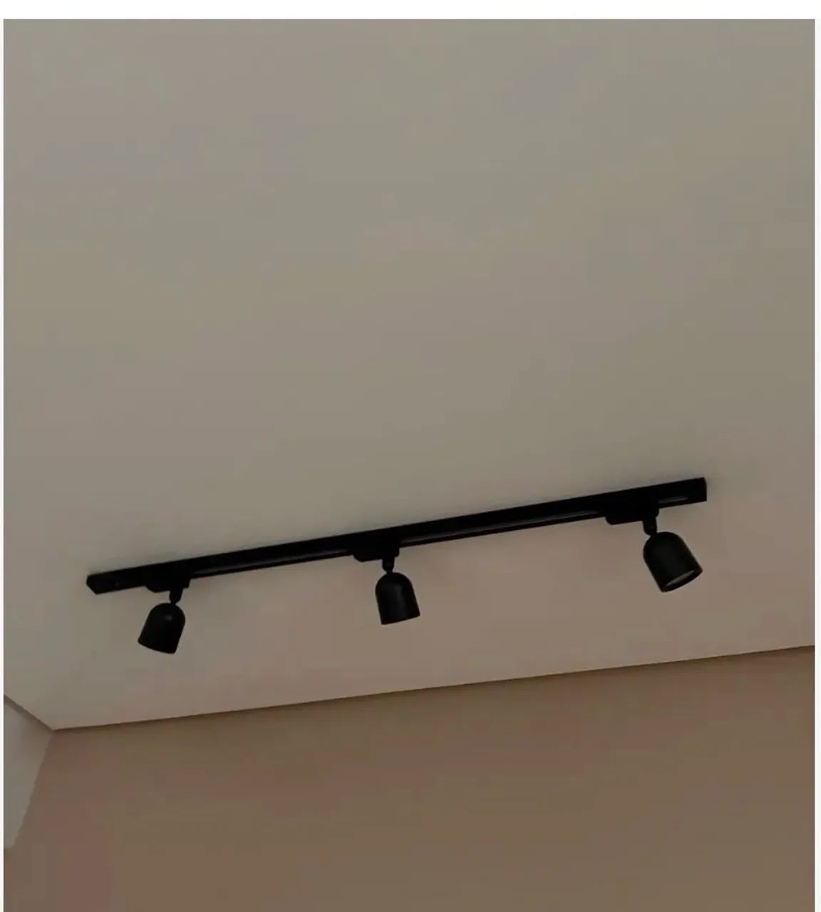 Kit 3 spots com trilho