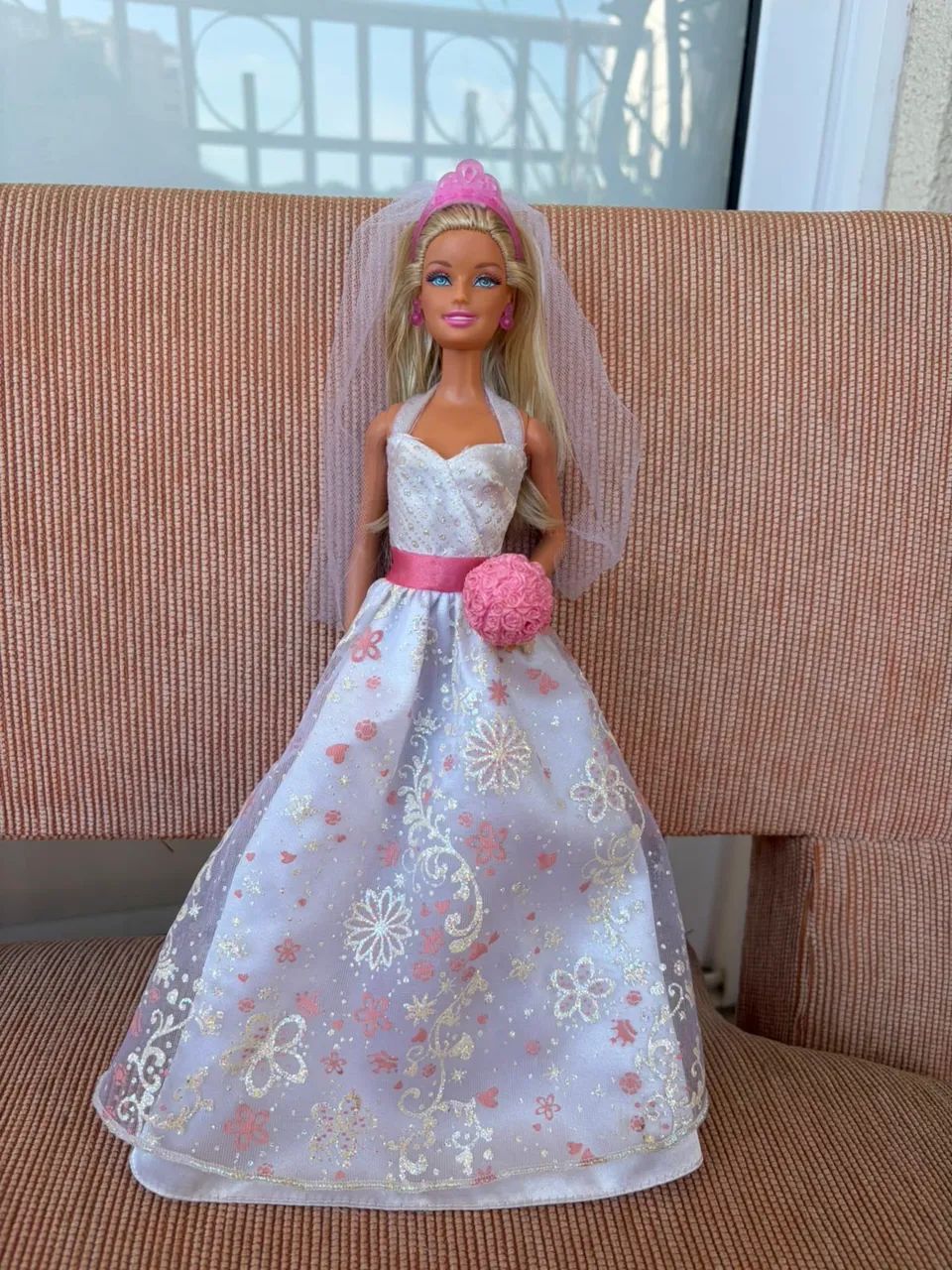 Barbie noiva vestido longo