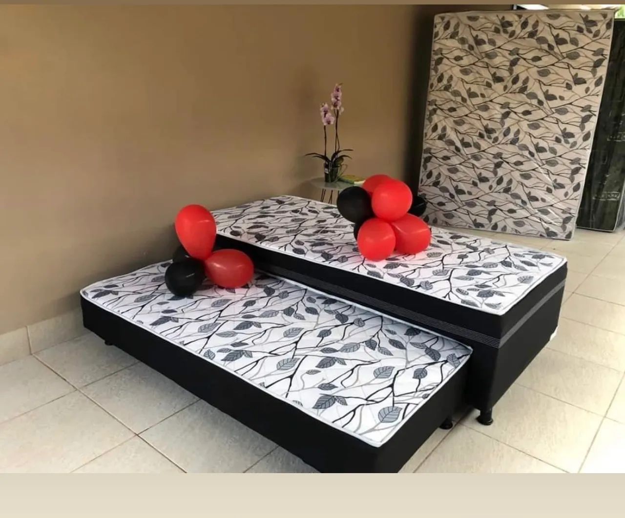 Cama box solteiro com auxiliar  - Foto 3