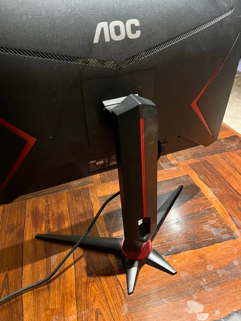 Monitor AOC Hero 24G2/BK - Tela Quebrada - Foto 5