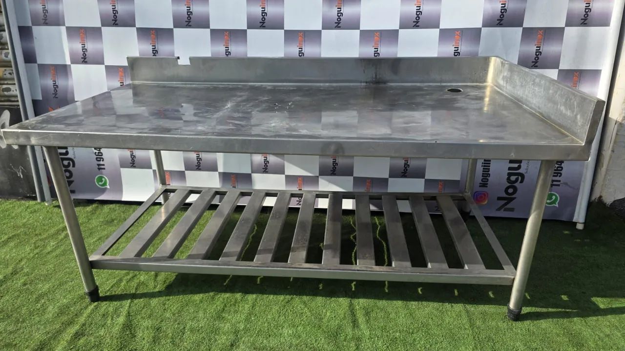 Mesa industrial inox 304 