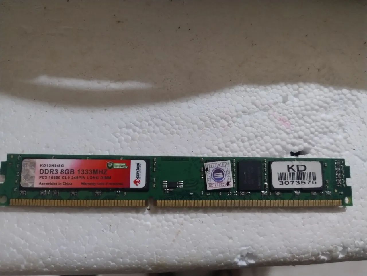 Vendo memória ram 8gb ddr3