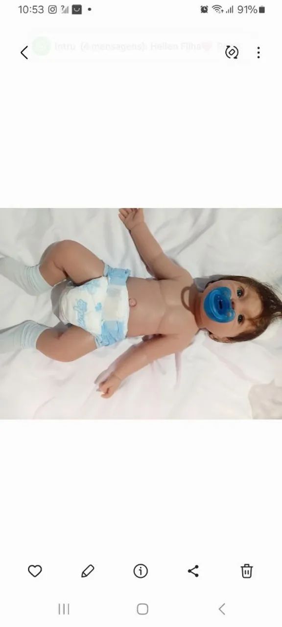Vendo bebê de silicone sólido  - Foto 3