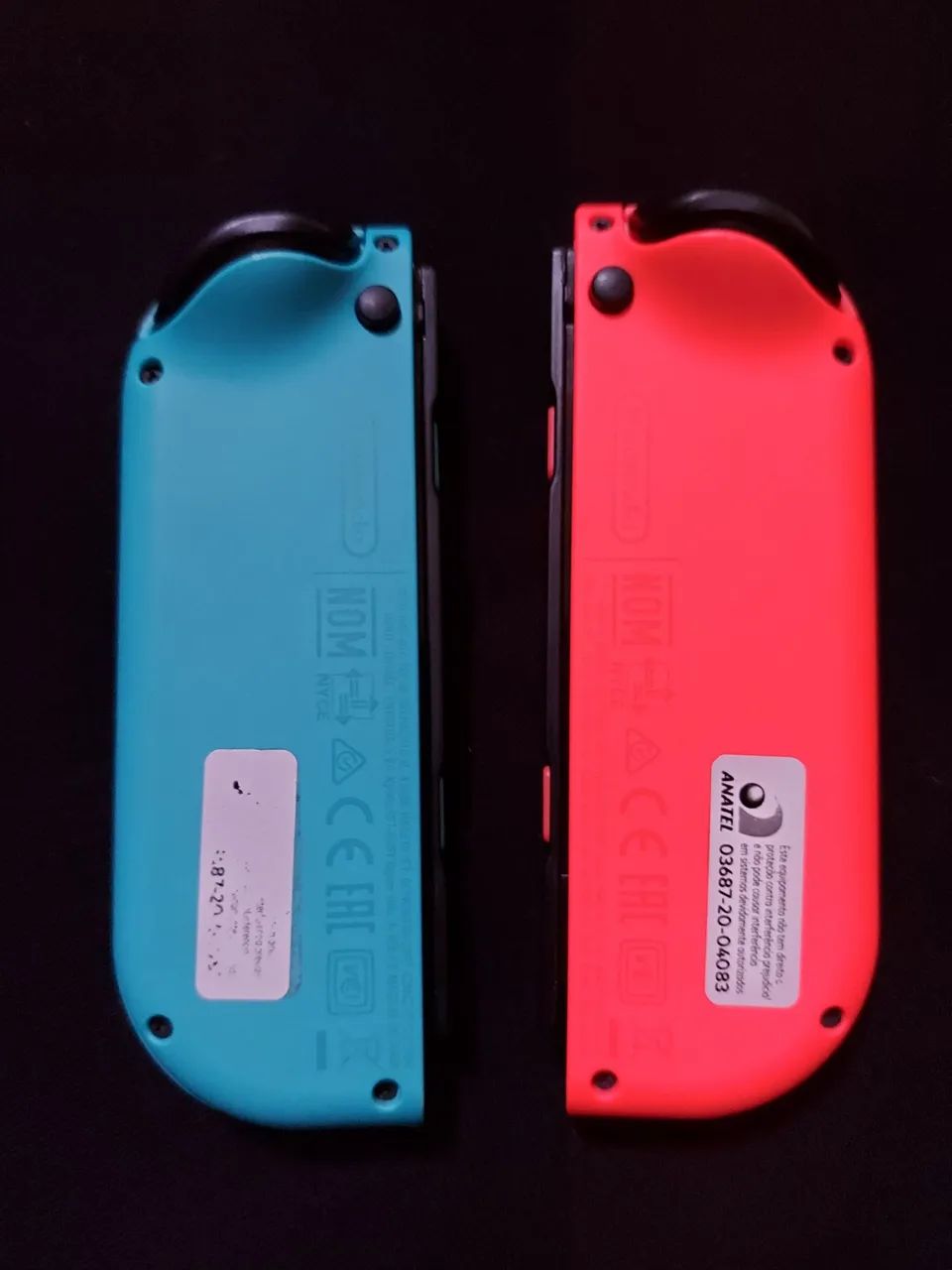 Joycons (Joy-Con) Nintendo Switch Original Vermelho e Azul Neon