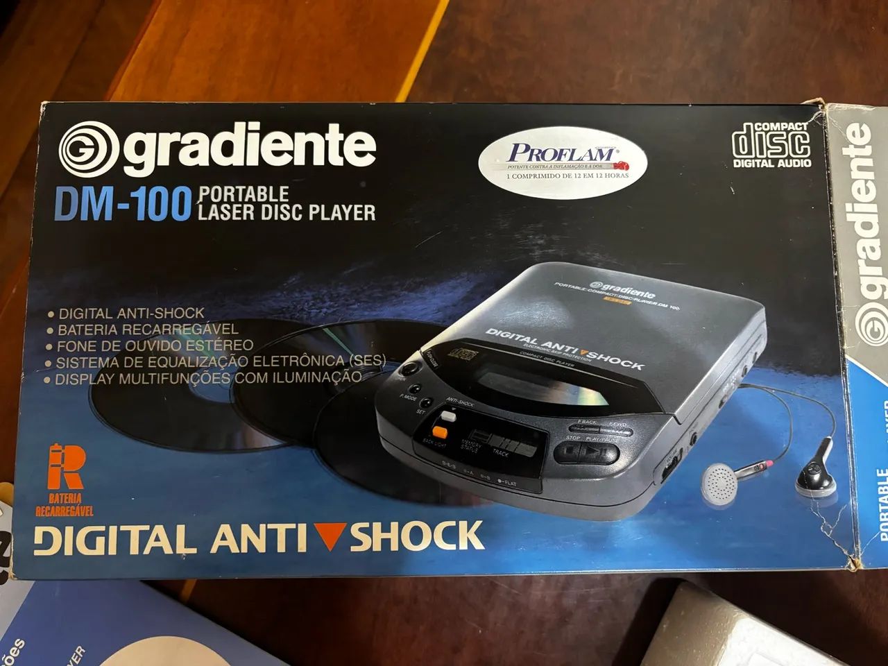 Gradiente DM -100 - CD player Portátil Vintage