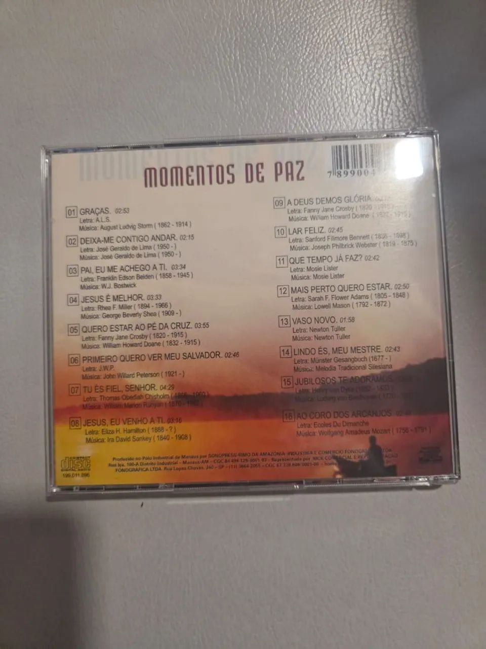 CD Momentos de Paz - Foto 3