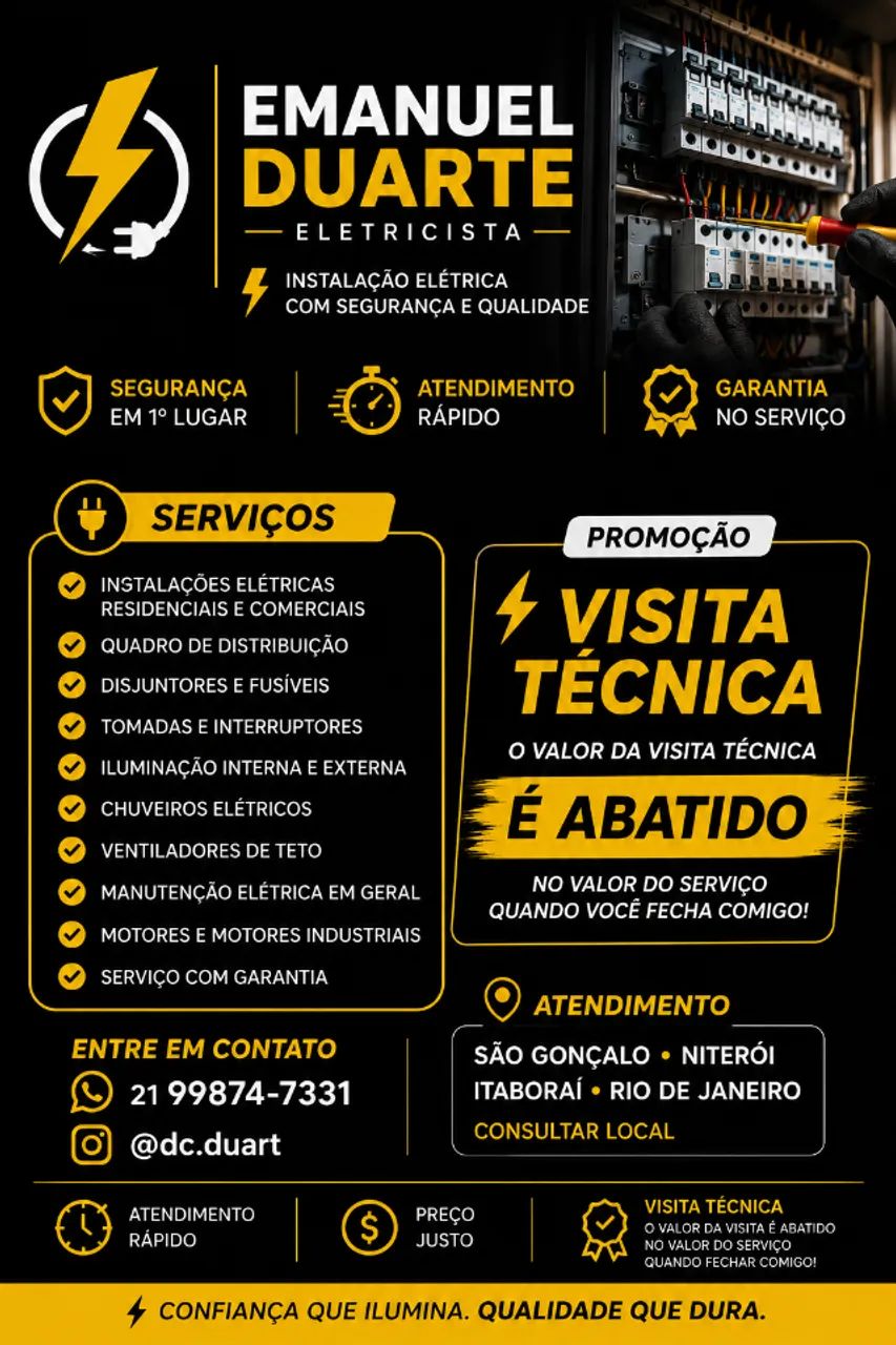 Eletricista Residencial e Industrial