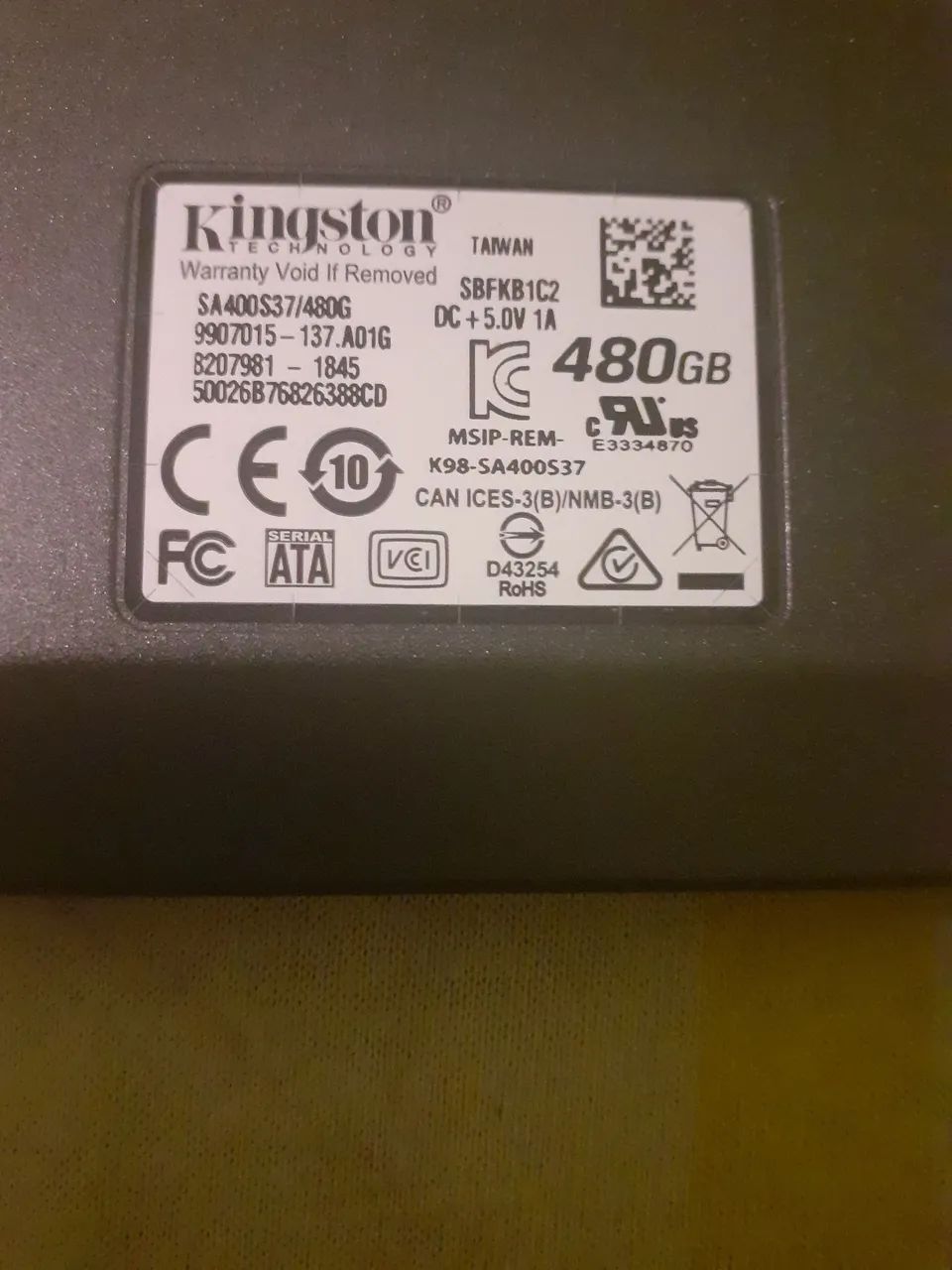 SSD 480 GB da Kingston  - Foto 2