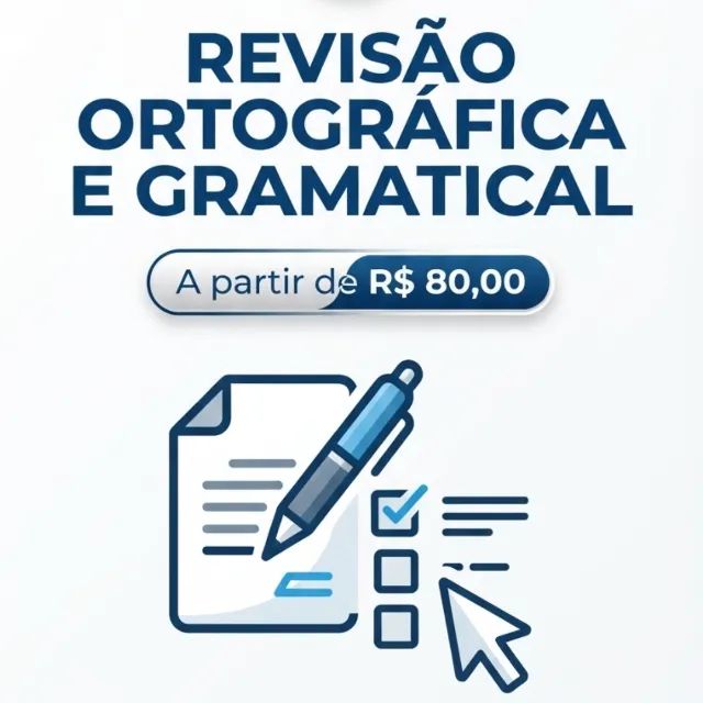 Revisão ortográfica e gramatical