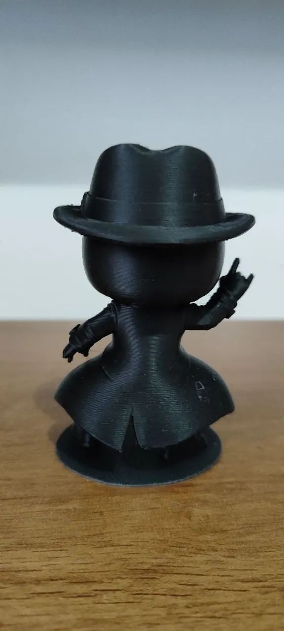 Boneco Funko Pop Marvel Spider Noir 8cm - Foto 2