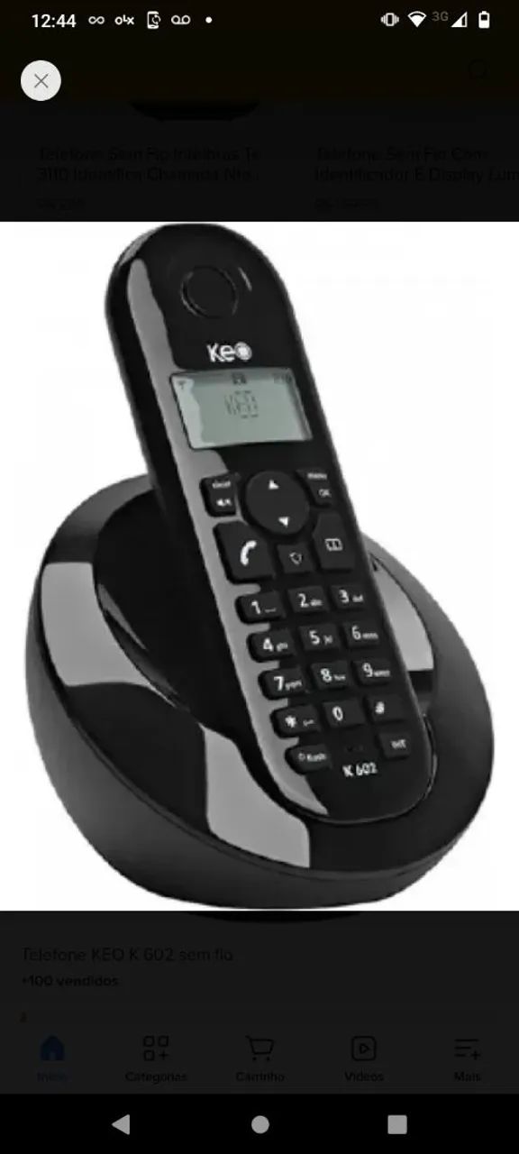 Base de telefone fixo k 602 DUO - Foto 3