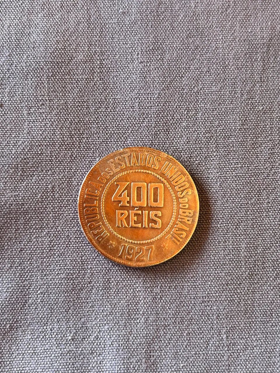 Moeda de 400 Reis 1927