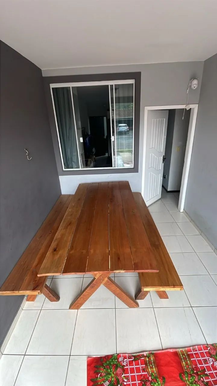 Mesa rústica 